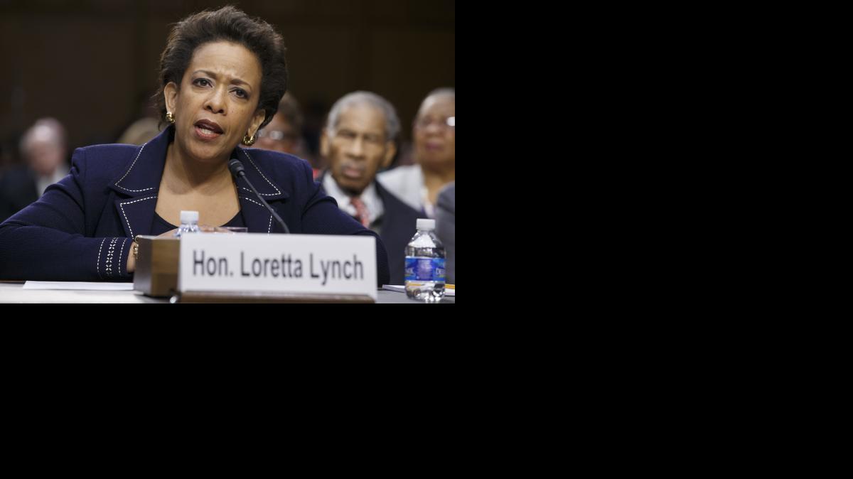 
Attorney General nominee Loretta Lynch testifies before the Senate Judiciary Committee during her confirmation hearing on Wednesday.
