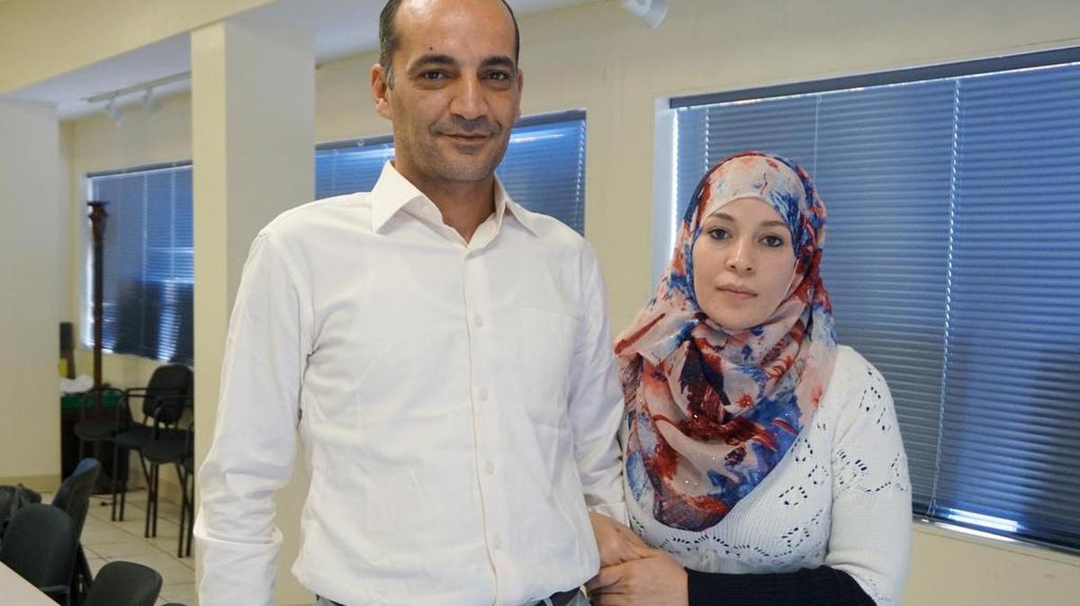 Ali and Aaminah (pseudonyms) came to the U.S. 10 months ago after their infant son was killed in an airstrike in Damascus, Syria. The lives of thousands of Syrians hang in the balance as the U.S. weighs the risks associated with committing to a higher volume of refugees.