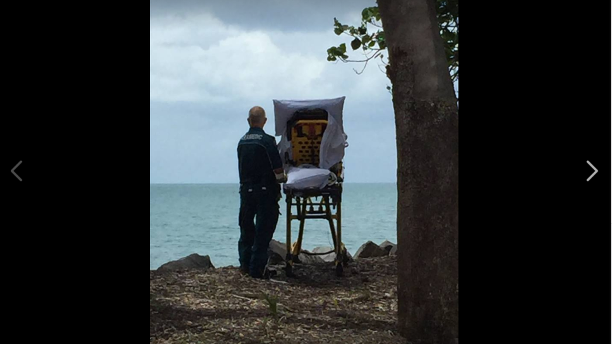 Paramedics with Queensland Ambulance Service took a detour to grant a palliative-care patient’s wish.