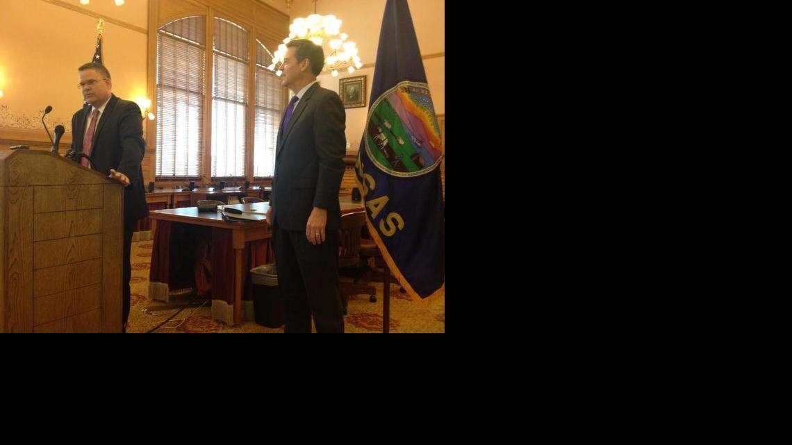 
Caleb Stegall accepts his appointment to the Kansas Supreme Court.
