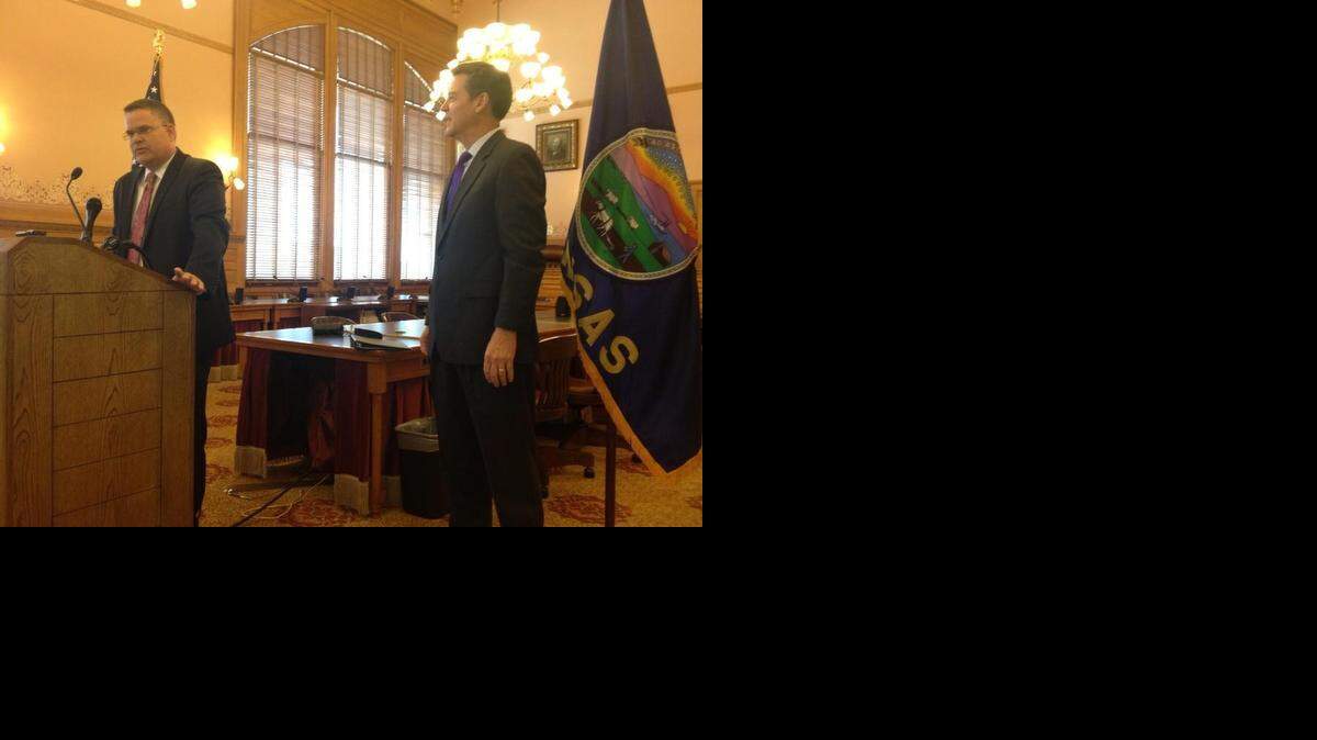 
Caleb Stegall accepts his appointment to the Kansas Supreme Court.
