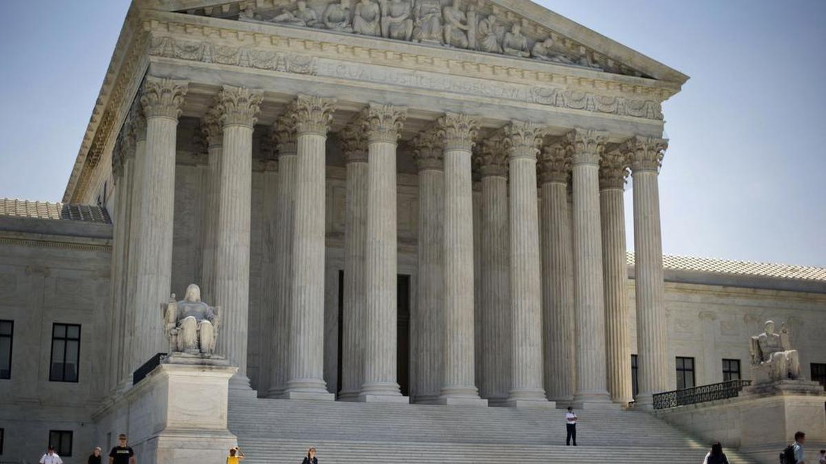 The U.S. Supreme Court building in Washington. On June 29, 2023, the court delivered a landmark ruling that effectively bans use of race-based affirmative action in college admissions.