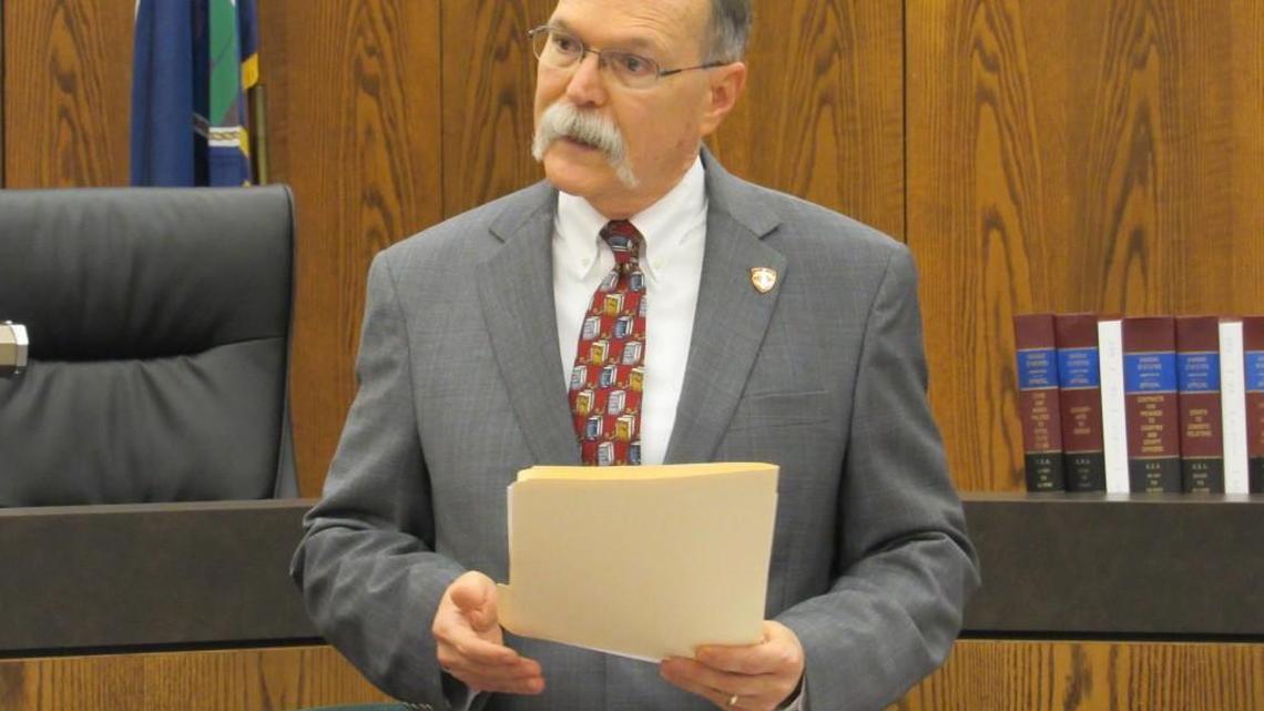 
When asked if the Kansas Supreme Court could rule on a case that concerns its own power and funding, Chief Justice Lawton Nuss said that there are precedents that allow justices to hear the case.
