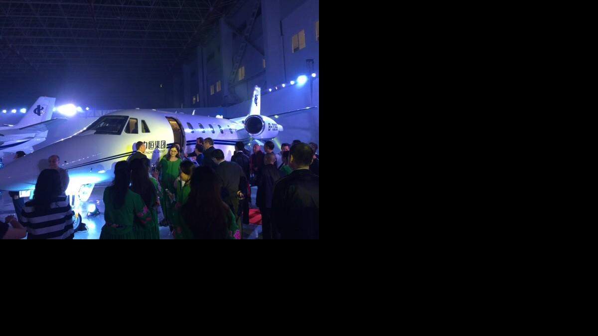 
The first two Cessna Citation XLS jets are delivered to Guangzhou Zhongheng Group during Airshow China in Zhuhai. Wichita Vice Mayor Jeff Blubaugh, Mayor Carl Brewer and a Wichita business aviation delegation were able to see the delivery during a recent trade trip to China.
