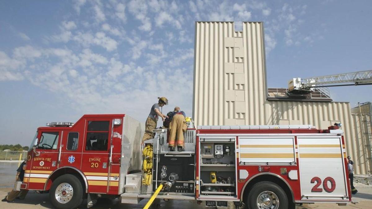 The Wichita Fire Department’s training facility at 31st Street South and Oliver.