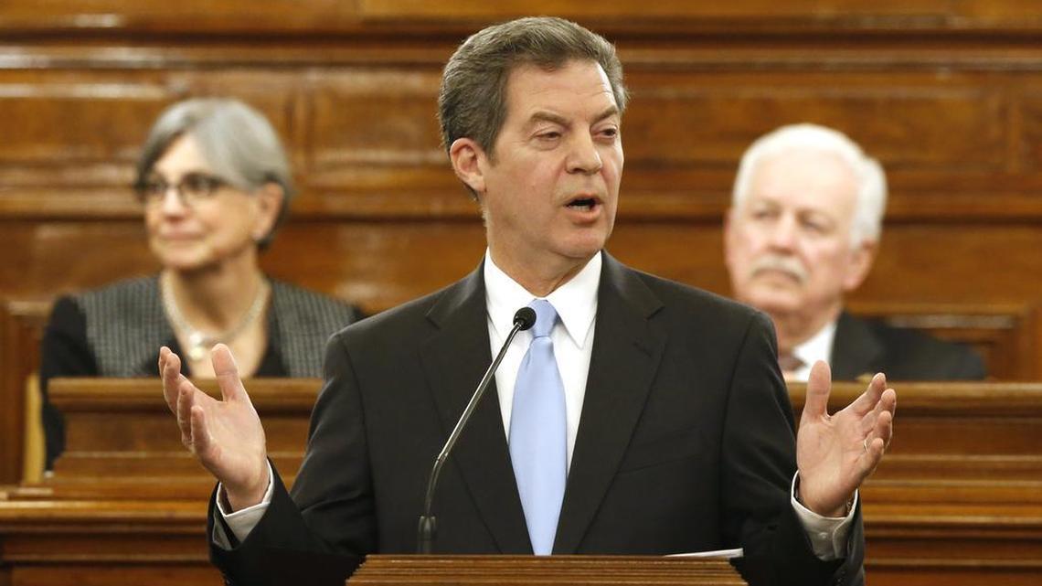 Opposition to President Obama was a central theme of Gov. Sam Brownback’s 2016 State of the State address.