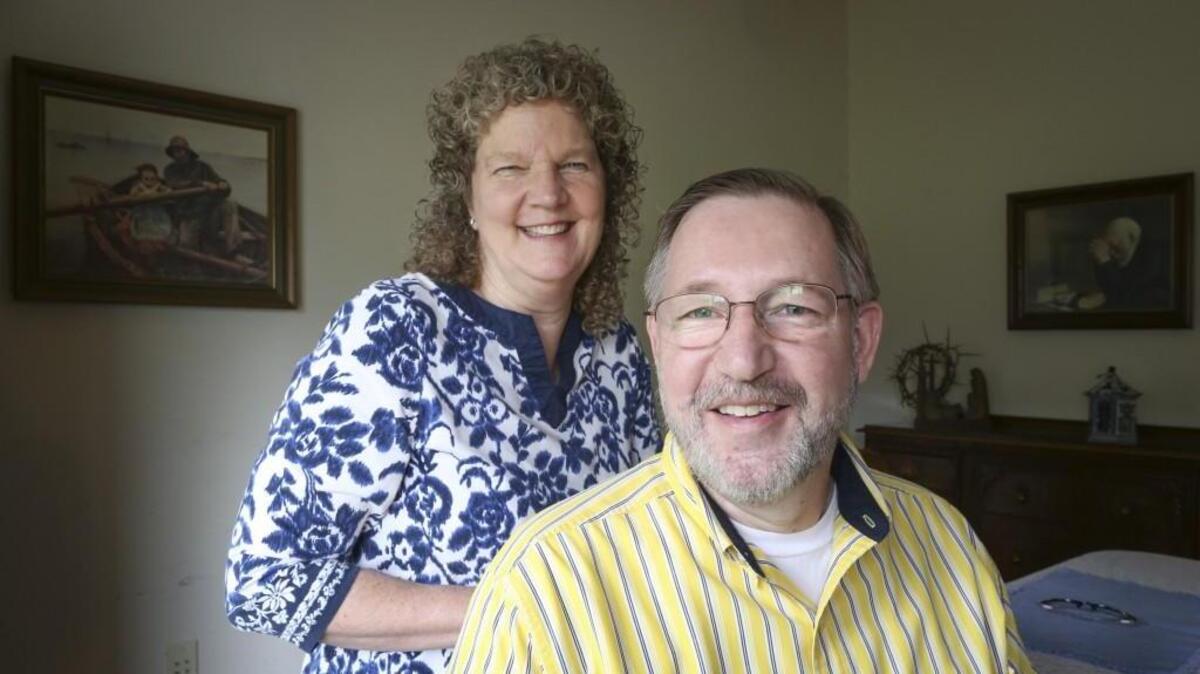 Rep. Pete DeGraaf and his wife, Karen, at their home in Mulvane.