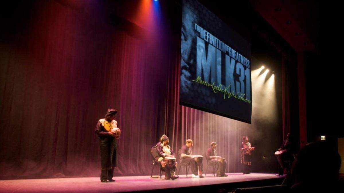Griots perform traditional African stories through recitation, song, drumming, dance, sign language and visual arts.