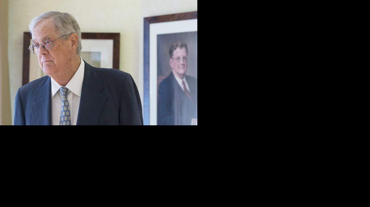 
David Koch, the executive vice president of Wichita’s Koch Industries, and his brother Charles have been accused of wielding too much influence in Kansas politics, a claim Gov. Sam Brownback disputes. 
