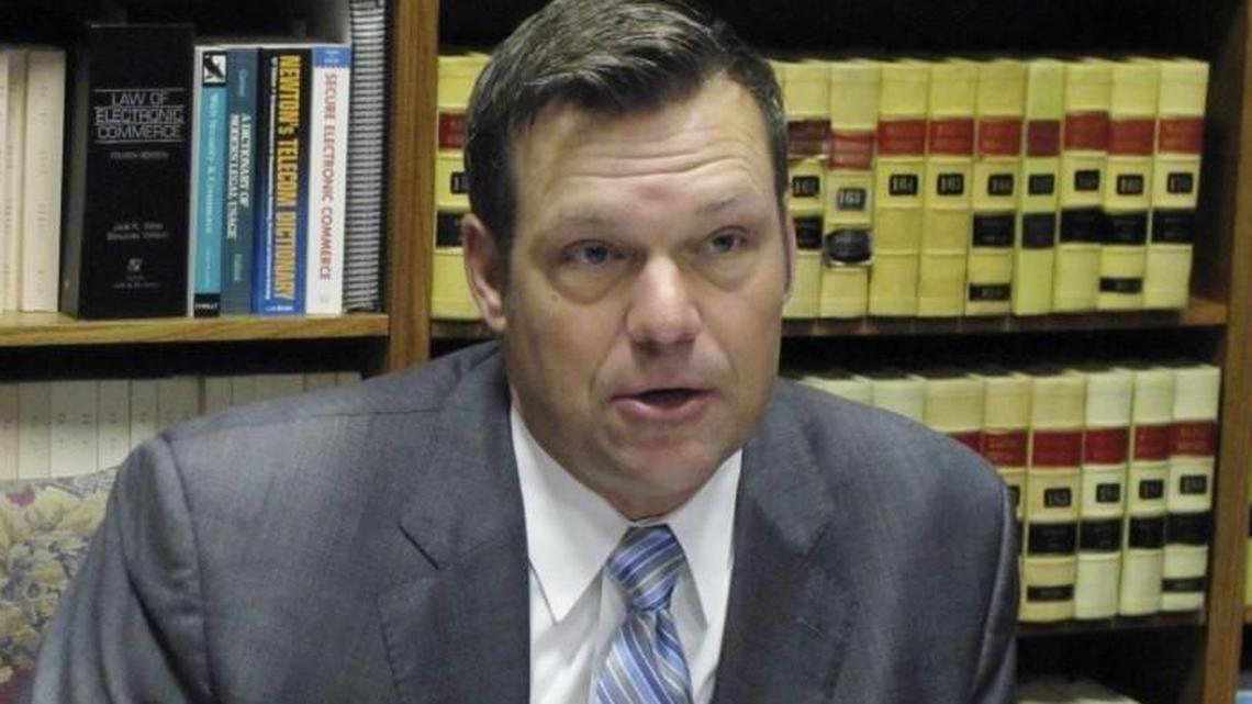 Kansas Secretary of State Kris Kobach