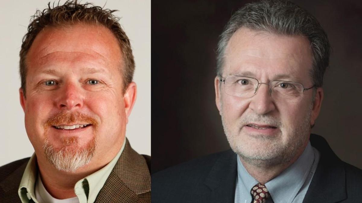 Jim Price, left, and Lynn Rogers are facing off in the District 25 race for the Kansas Senate.