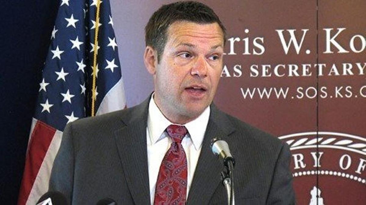 The American Civil Liberties Union has filed a lawsuit against Secretary of State Kris Kobach, contending that a dual voting system established by his office last week violates a previous court ruling.