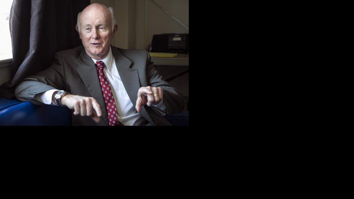 
Wichita mayoral candidate Sam Williams at his campaign headquarters on March 10.
