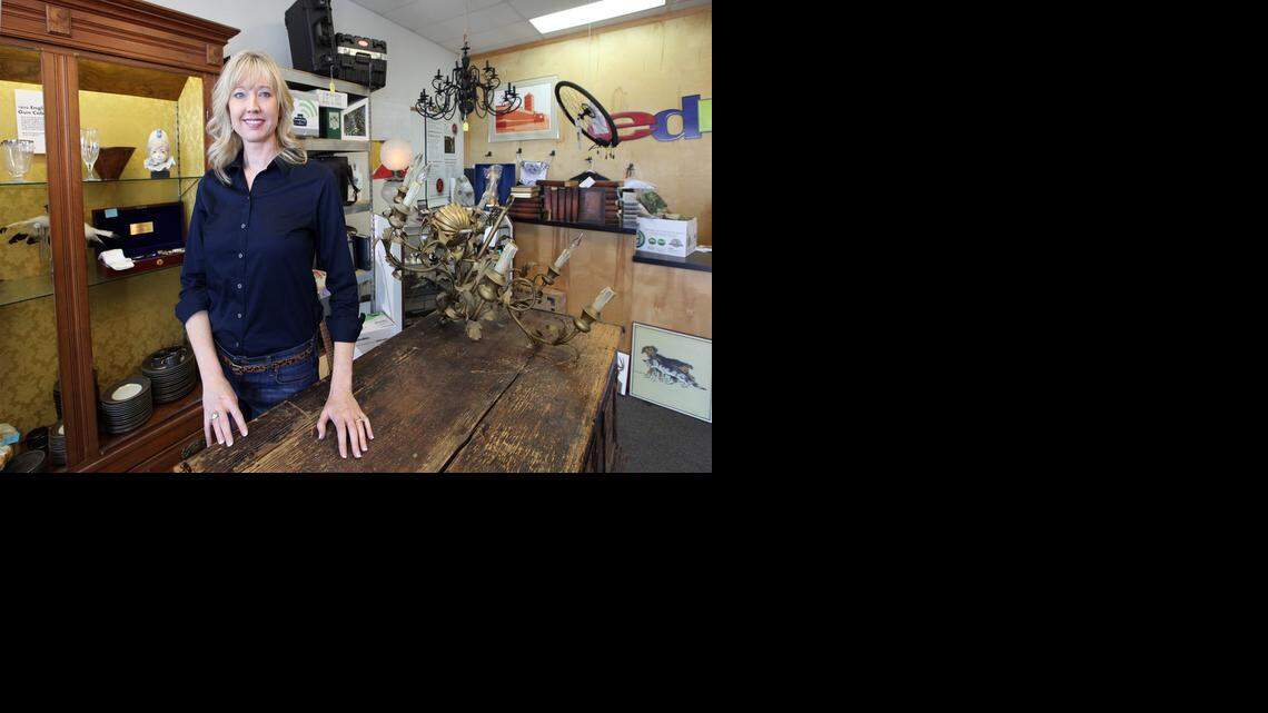 
Jennifer Baysinger, spokeswoman for the Coalition for a Better Wichita, at her business Edrop. 
