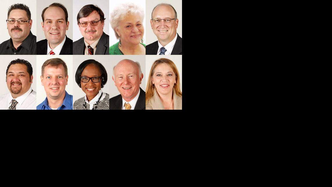 
The mayoral candidates.
