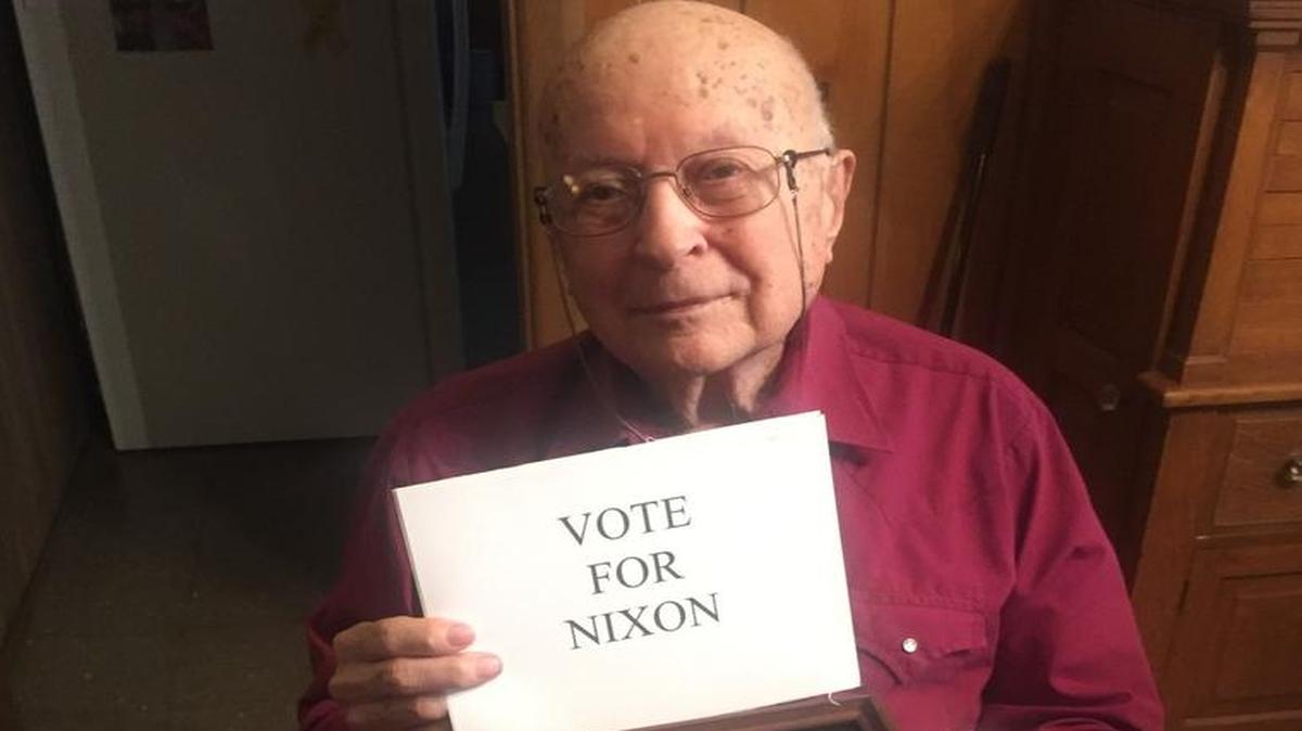 William D. Paschal, a World War II war hero from Wichita, agonized for months before deciding whom to vote for in this year’s presidential election – and proposed a dead and disgraced former president as his candidate.
