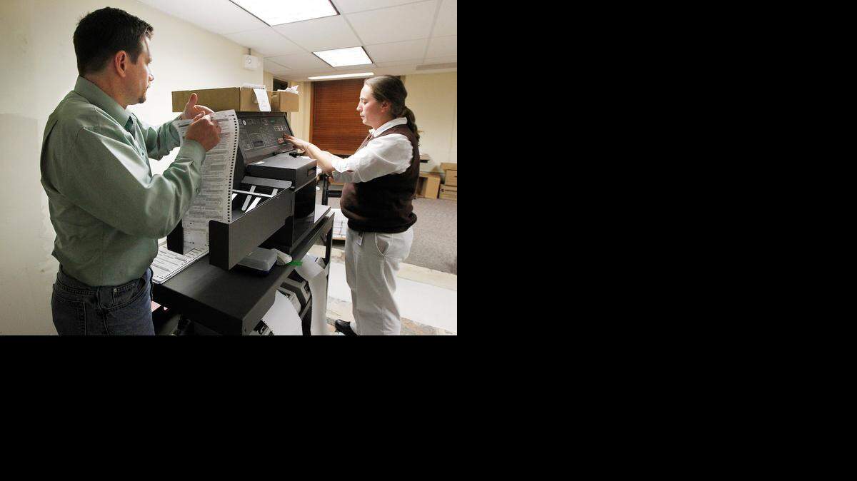 
Jeremiah Lehman, the husband of Sedgwick County Election Commissioner Tabitha Lehman, has, in at least one past election, volunteered in the election office. 
