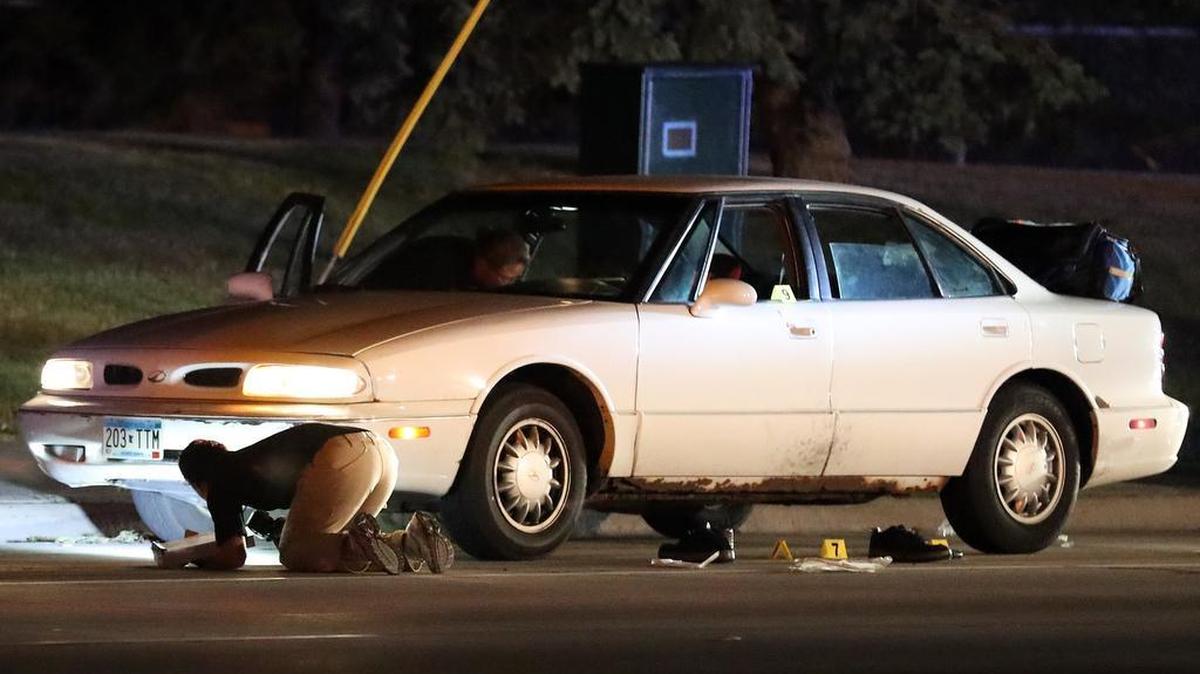 A Wichita state senator is proposing a bill to establish procedures for police and motorists to use when they interact to avoid potentially deadly misunderstandings. In this photo from July 6, investigators search the car at the scene of the shooting of Philando Castile in Falcon Heights, Minn.