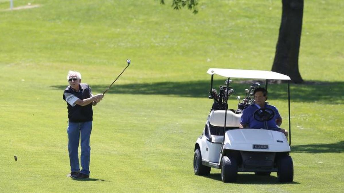 This 2015 Eagle photo shows a golf cart at Tex Consolver public golf course. People now will be allowed to legally drive carts on some city streets -- with restrictions.
