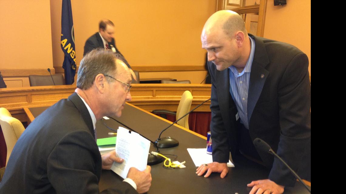 
Sen. Jeff Longbine, R-Emporia, and Rep. Scott Schwab, R-Olathe, lead negotiations with Uber and others on legislation to regulate the ride-share industry.
