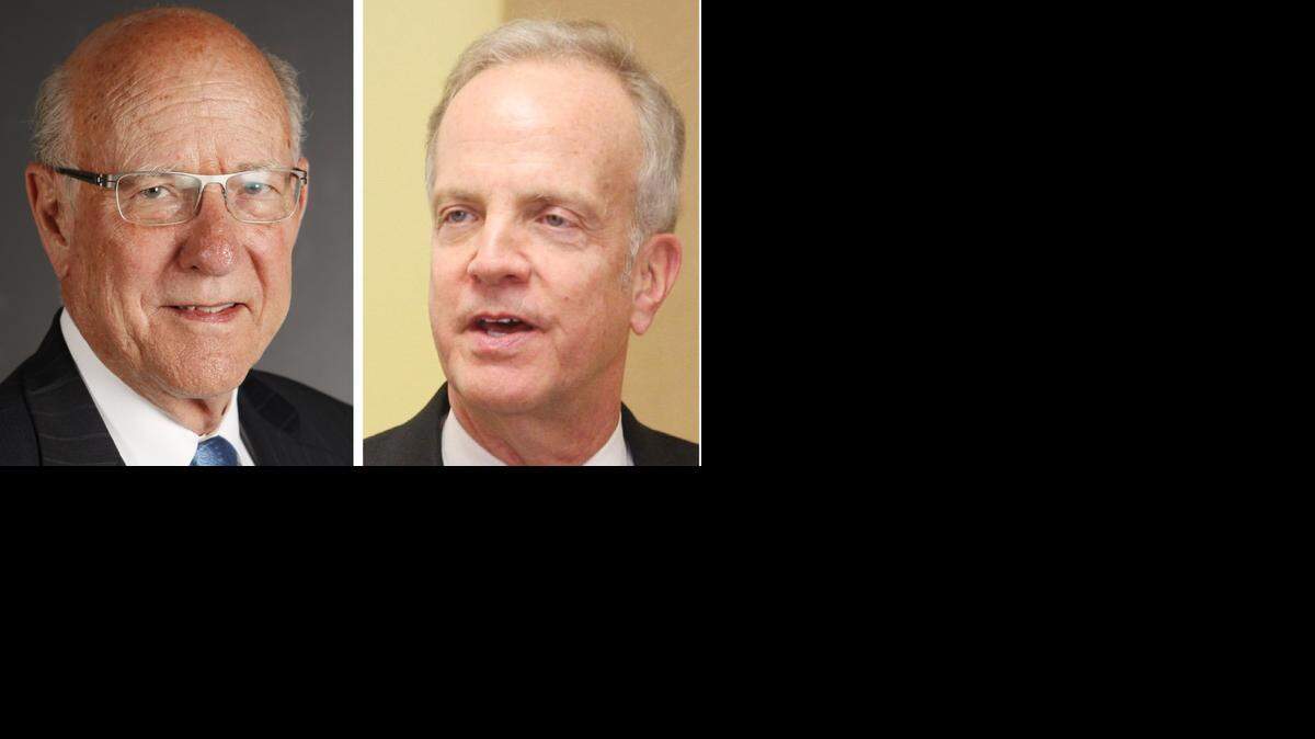 
Sens. Pat Roberts, left, and Jerry Moran defended signing a letter to Iran discussing nuclear talks.
