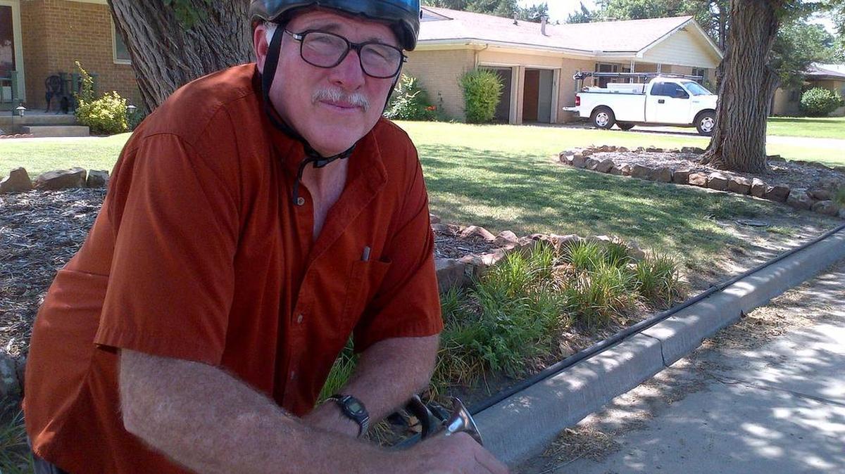 George Theoharis, a member of Wichita’s Bicycle and Pedestrian Advisory Board, supports having a strong ordinance against drunken bike riding.