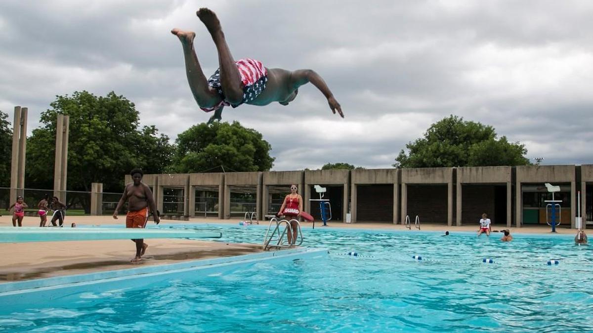 McAdams swimming pool. (July 21, 2015)