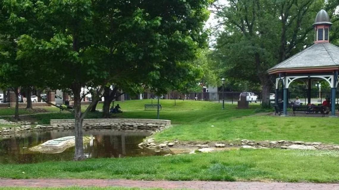 Wichita plans to convert Naftzger Park in downtown Wichita into what one city official called a modern outdoor venue before the NCAA basketball tournament next spring. The park is south of Douglas, just west of the railroad tracks that bisect downtown.