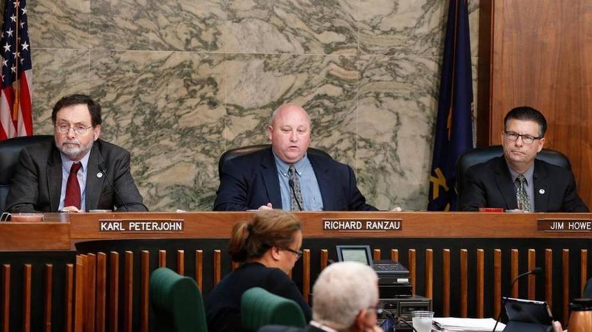 Sedgwick County Commissioners discuss the county budget in August 2015.