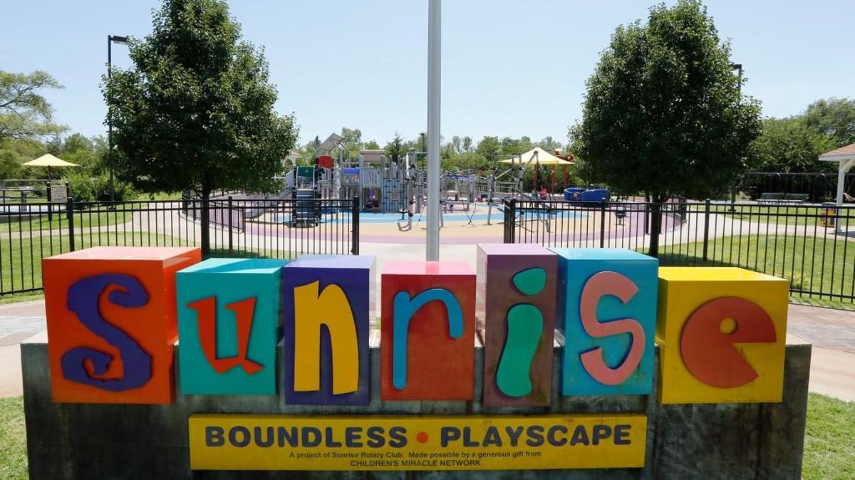 The Rotary Club hopes to expand a playground, Sunrise Playscape, at Sedgwick County Park.