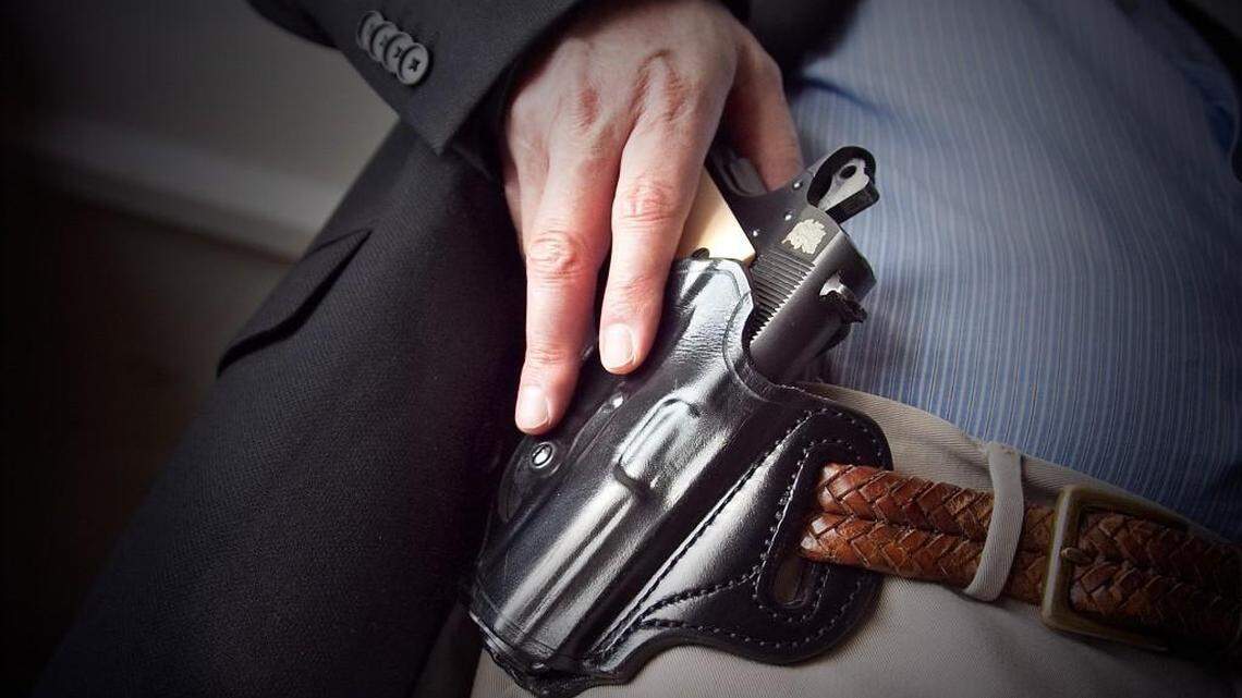 Public employees would be allowed to carry concealed guns under a bill passed by the Kansas Senate.