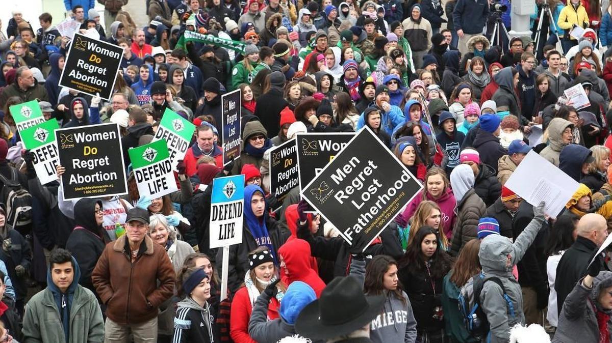 Kansans for Life sponsored a rally at the Statehouse in Topeka earlier this year.
