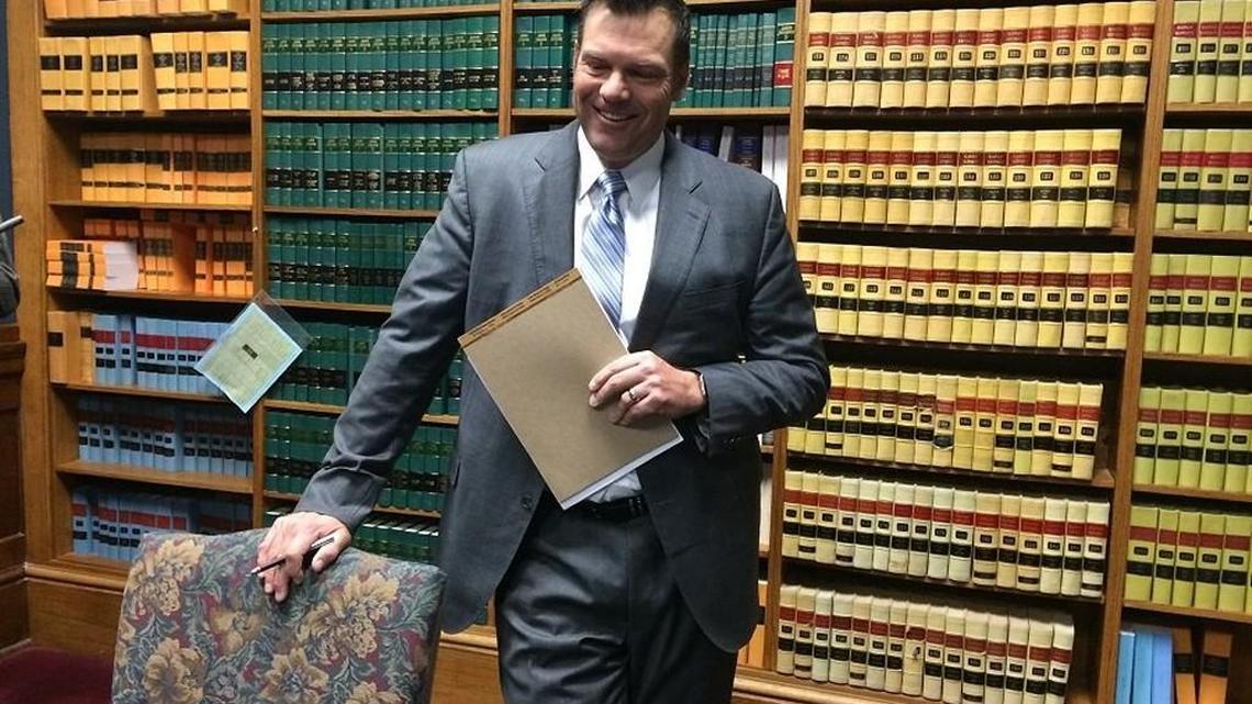 Kansas Secretary of State Kris Kobach, who is running for governor, has not shied away from controversy. Other candidates say they are taking a different route.
