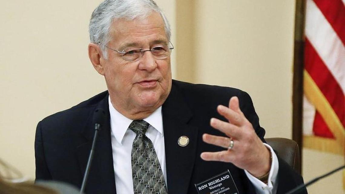 Kansas Rep. Ron Highland, a Wamego Republican