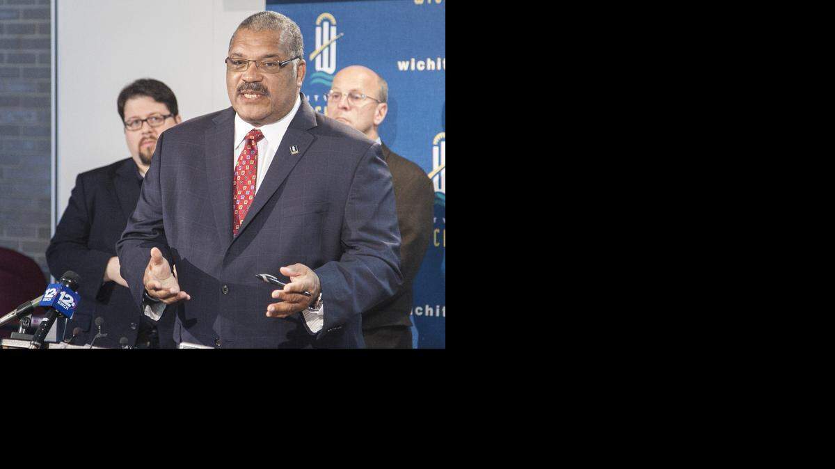 
Wichita Mayor Carl Brewer discusses the city’s need to press ahead to meet the fiscal challenges the City Council faces following the defeat of the 1-cent-on-the-dollar sales tax vote Tuesday. (Nov. 5, 2014)
