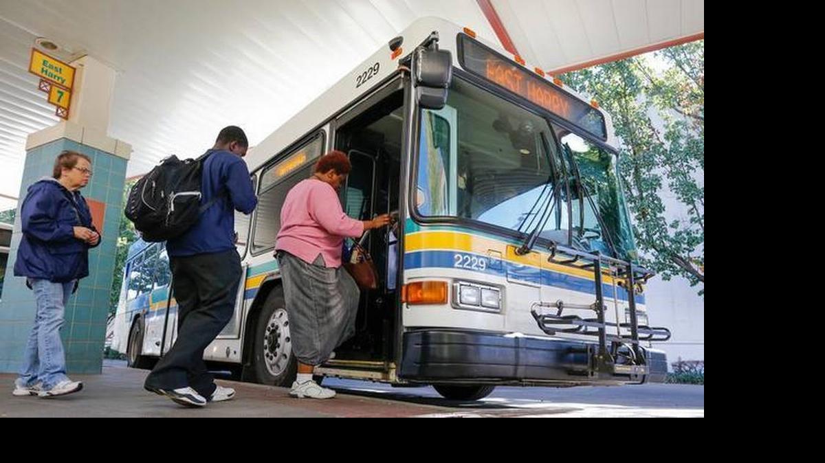 
The city’s bus system faces a $2 million shortfall next year.
