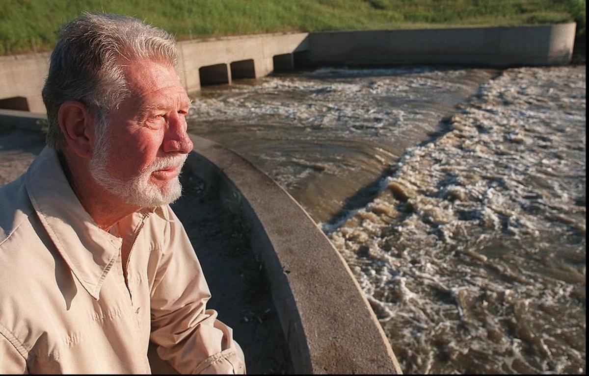 The Wichita-Valley Center Floodway, also known as the Big Ditch, was renamed for M.S. Mitchell, the man who designed it and surveyed its creation.