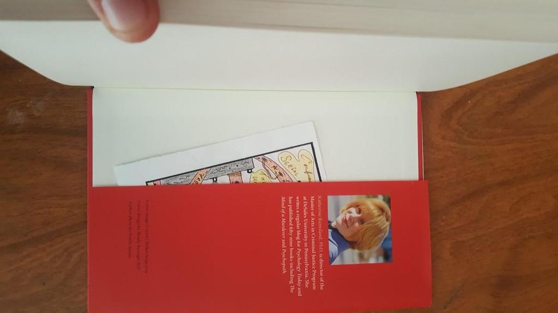 Buyer finds disturbing Dennis Rader drawing inside book