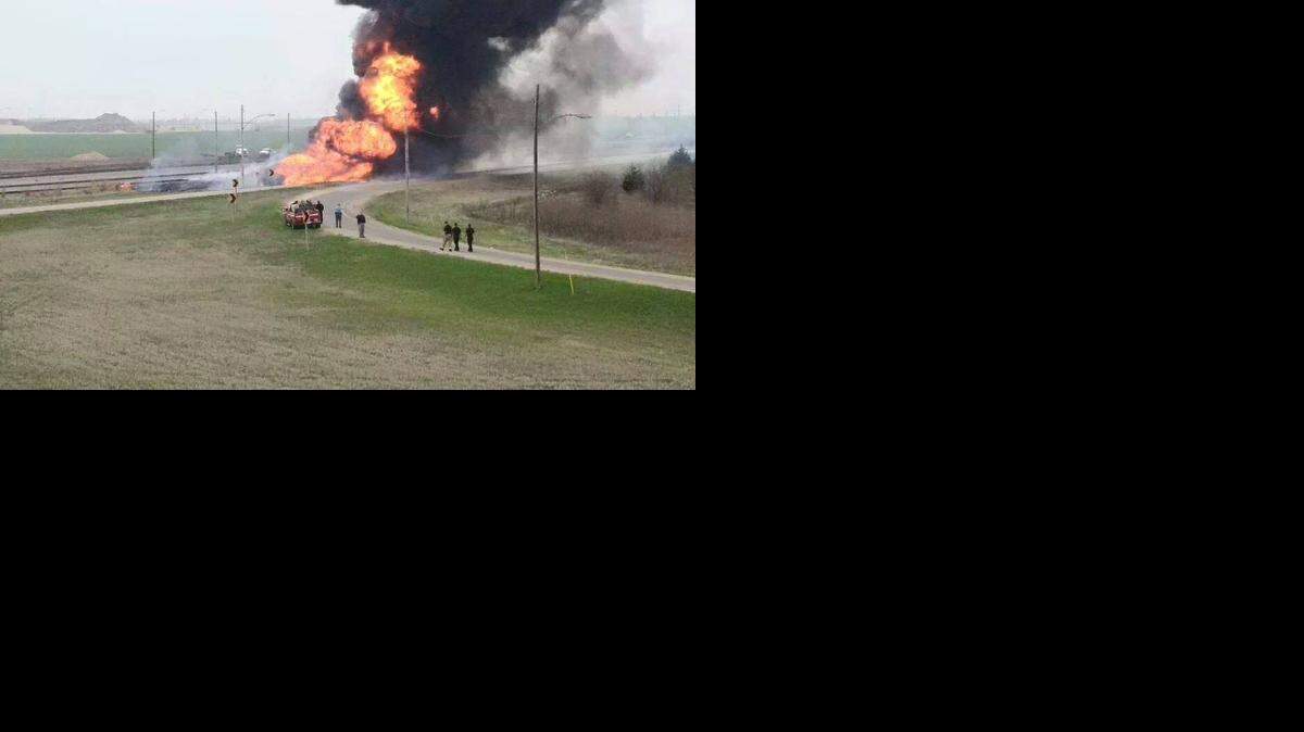 
A semitrailer rolled over and caught fire at around 3 p.m. Wednesday southwest of McPherson, killing the driver. 
