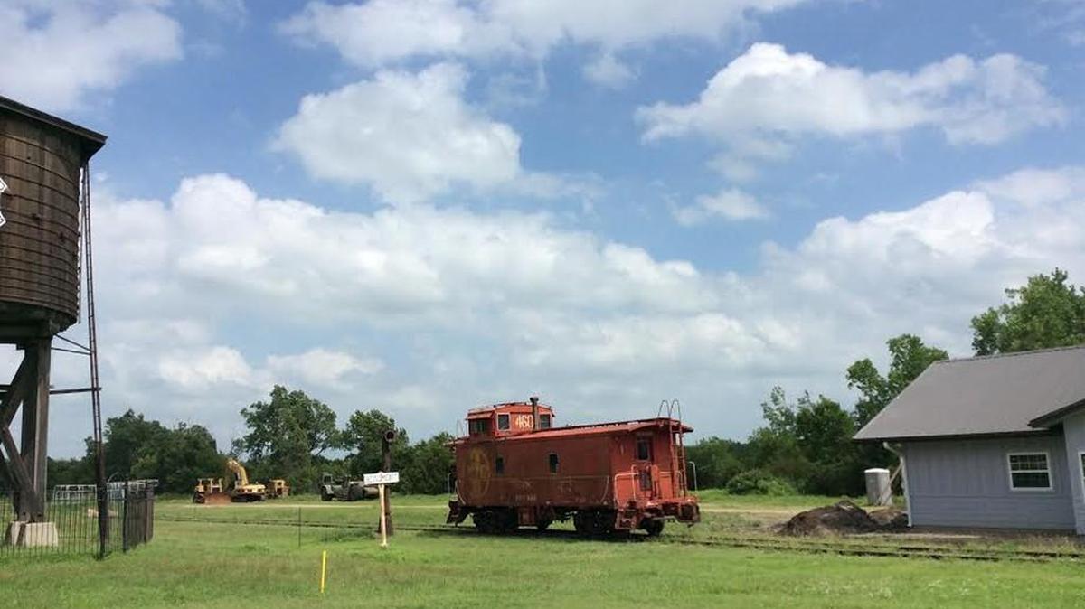 A caboose in Beaumont was purchased last February by the Beaumont Hotel owner, Steve Craig. The caboose helps add to the town’s story as a railroad town. The town was founded in 1879 and served as a shipping point for cattle in the Flint Hills.