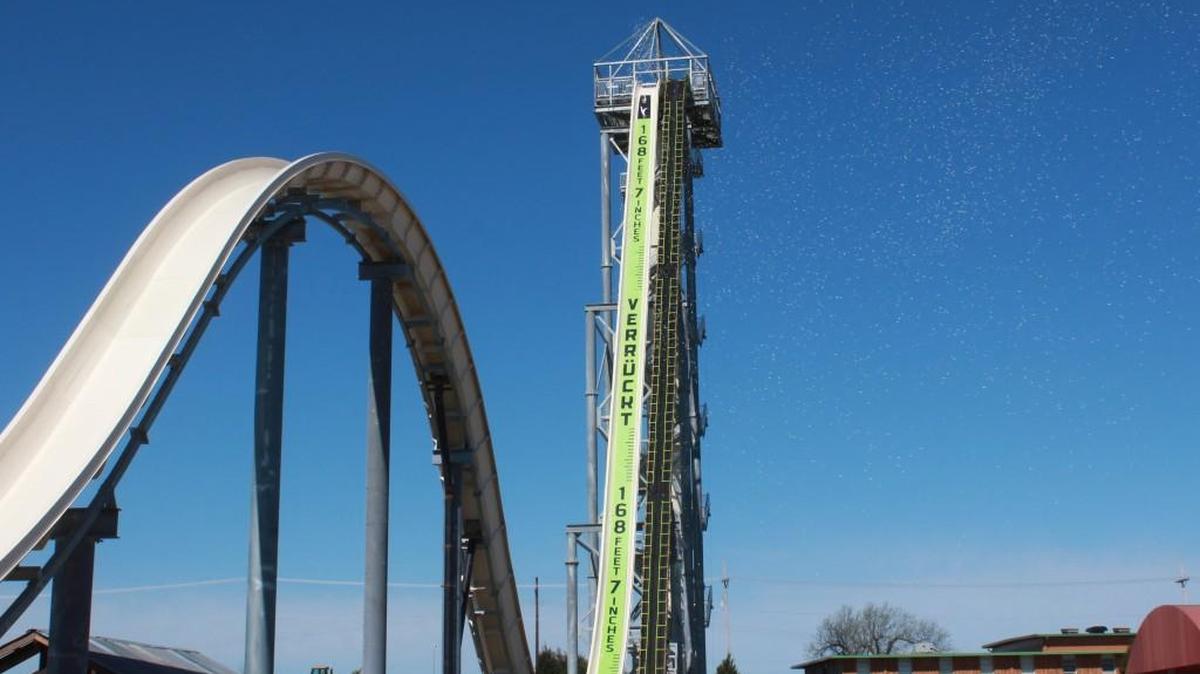 The 17-story Verruckt water slide will not be dismantled until an ongoing investigation into 10-year-old Caleb Schwab’s death is complete, the Kansas attorney general says.
