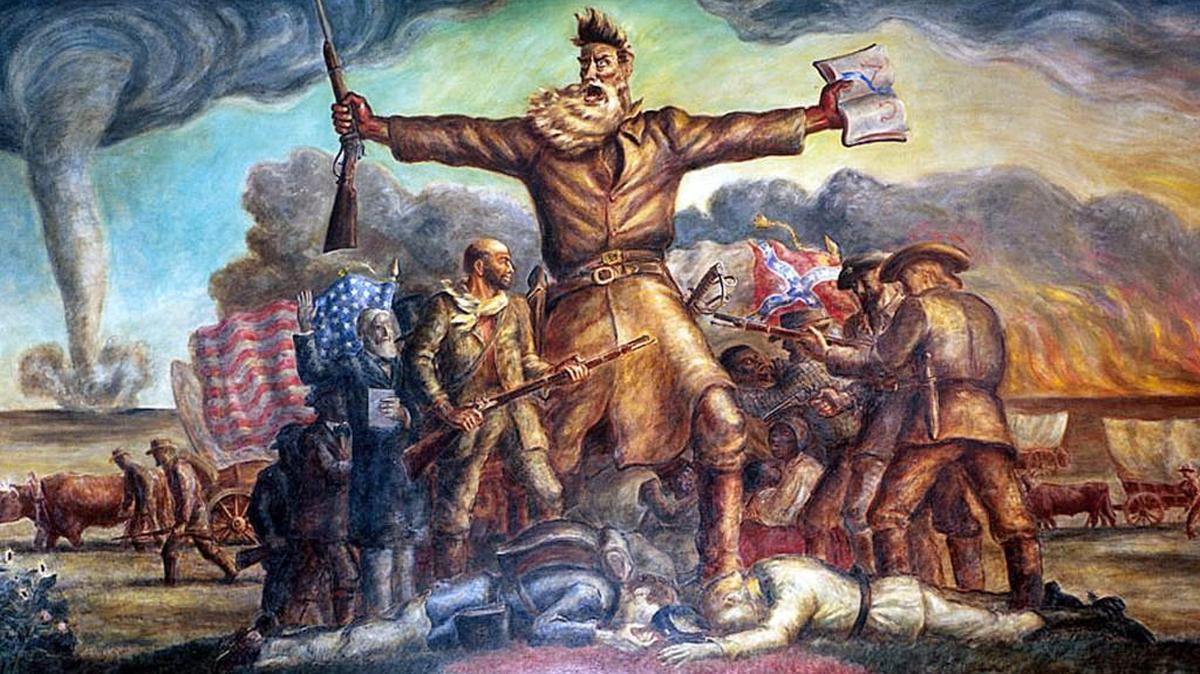 In 1857, Kansas abolitionist John Brown began making plans and gathering support for a planned attack at Harper’s Ferry, Va., on the arsenal there. John Steuart Curry’s “Tragic Prelude” mural in the Capitol in Topeka, marking Brown’s anti-slavery fervor, was completed in 1940.