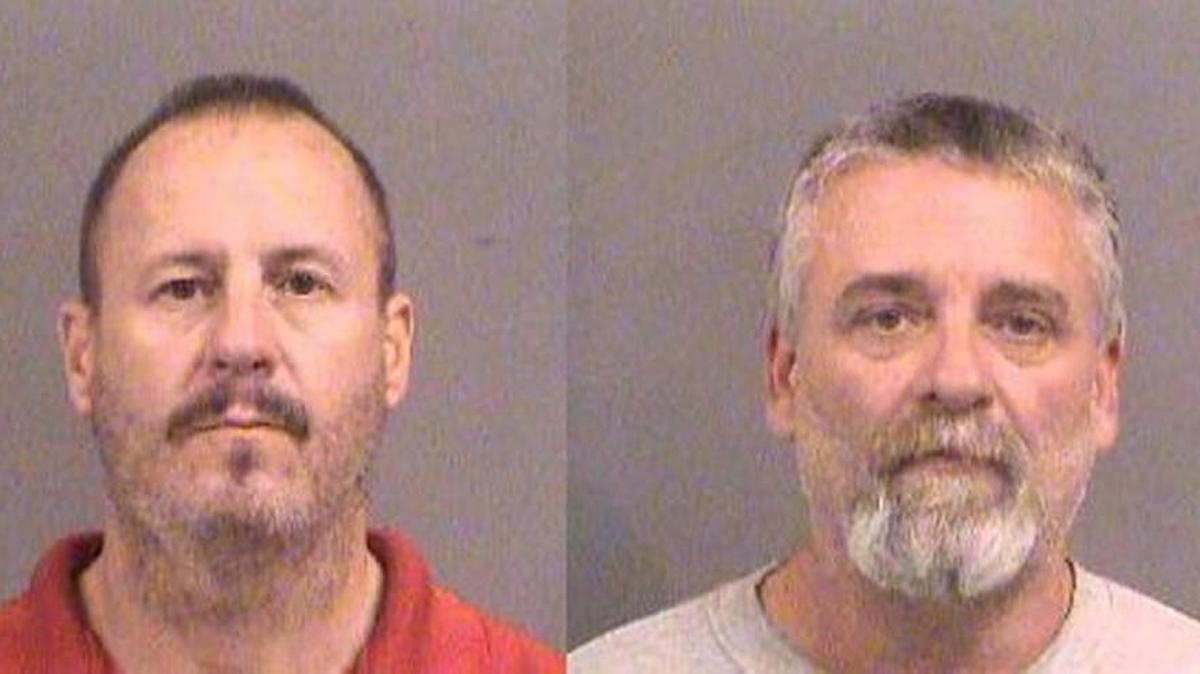 Gavin Wright, left, and Curtis Allen, right, are two of the three men arrested in connection with the Garden City plot.