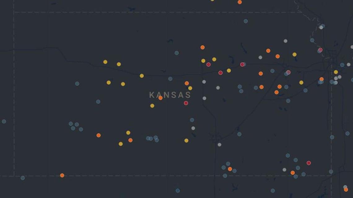 ProPublica released a map that shows where hazardous military sites are located at throughout the nation. Kansas is the 10th riskiest state.