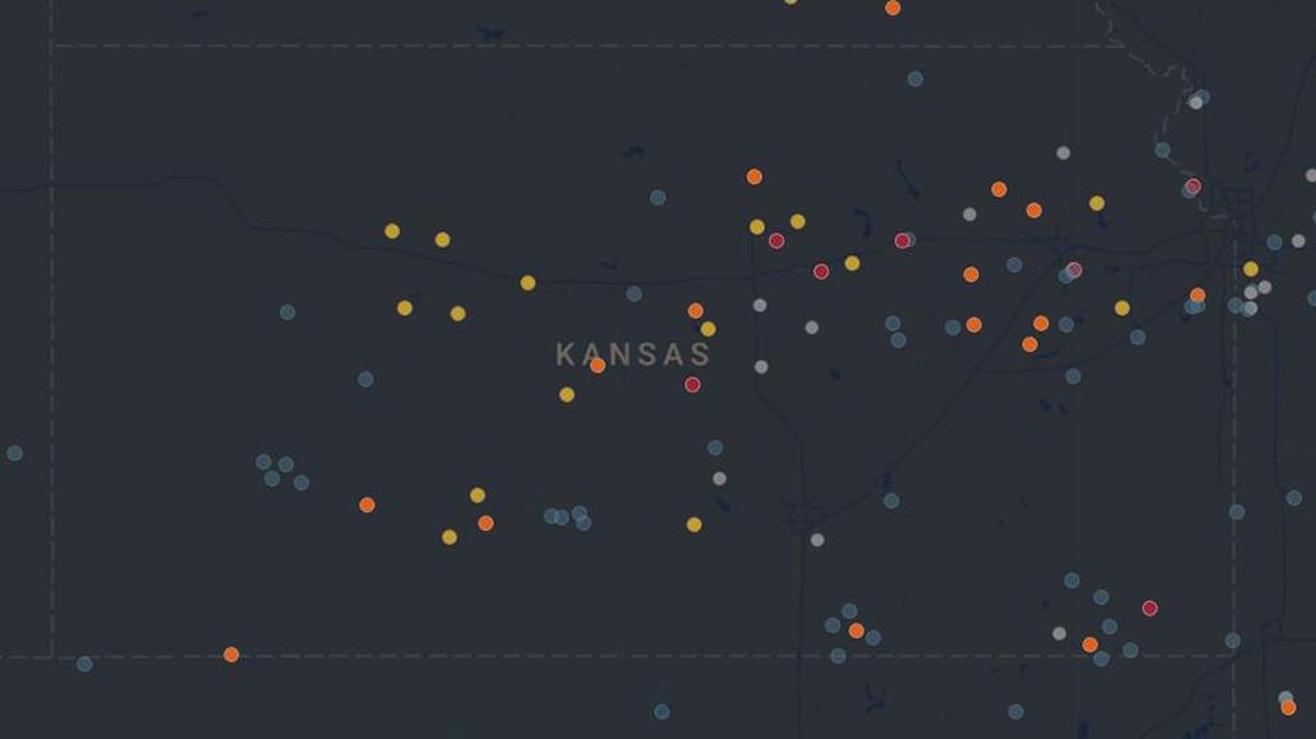 ProPublica released a map that shows where hazardous military sites are located at throughout the nation. Kansas is the 10th riskiest state.