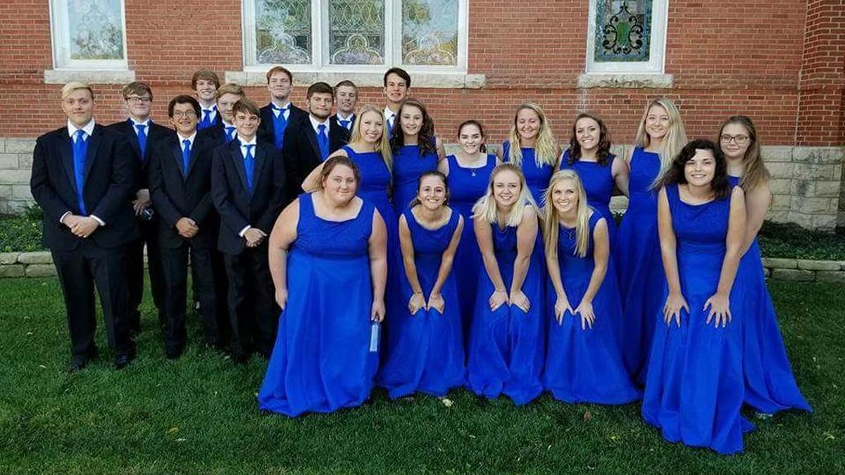 The Nickerson High School Madrigals at Sterling First United Methodist Church on Oct. 15, 2017.