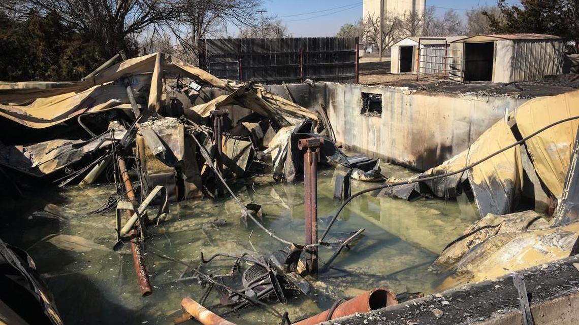 About a dozen homes in Englewood, population 80, burned this week.