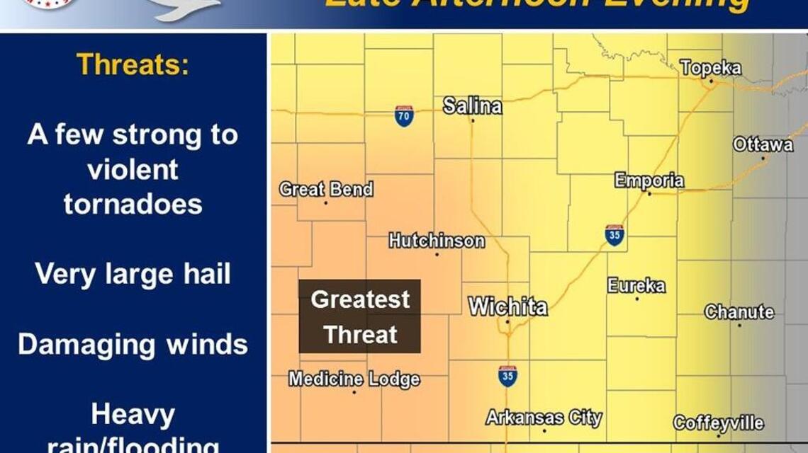 Wichita weather: Severe weather possible Thursday evening