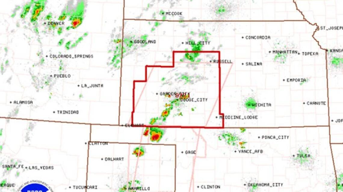 Tornado watch issued for much of central, southwest Kansas