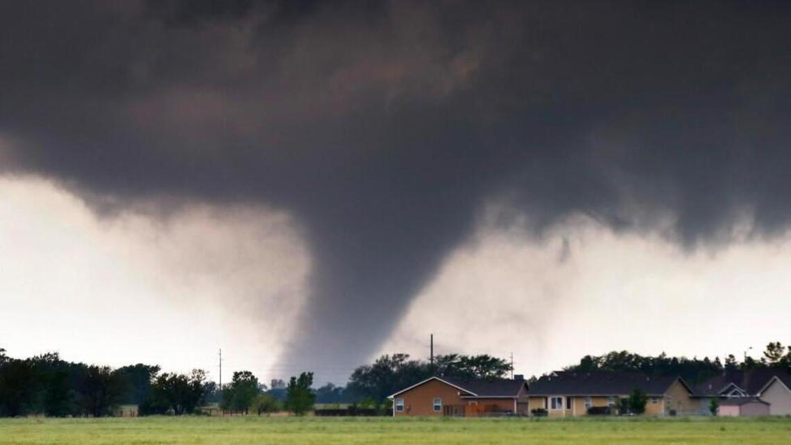 No, a tornado did not carry a home nearly 130 miles to Wichita